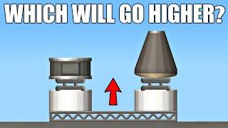 probe vs capsule which goes higher in spaceflight simulator sfs 1.52 #shorts