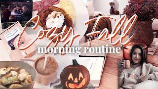 FALL MORNING ROUTINE  | cozy + peaceful autumn morning ️