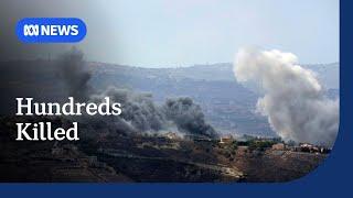 Hundreds killed in Lebanon by Israeli airstrikes in deadliest day of conflict since 2006 | ABC News