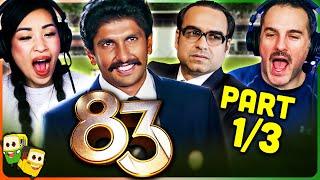 83 (Part 1/3) Movie Reaction! | Ranveer Singh | Deepika Padukone | Pankaj Tripathi