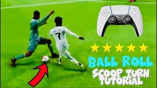 HOW TO DO THE MOST CRAZIEST SKILL MOVE IN FC 25 | BALL ROLL SCOOP TURN TUTORIAL | EASY TUTORIAL