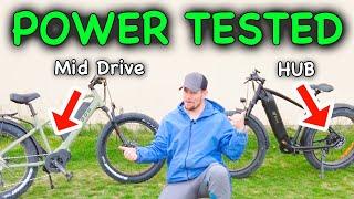 Hub Motor vs. Mid Drive Motor: 750W Ebike Comparison