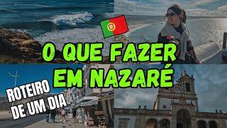 Vlog Nazaré || Roteiro de um dia em Nazaré Portugal 2025