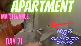 HOW TO DO SMALL DRYWALL REPAIR IN 1 DAY