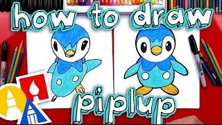 How To Draw Piplup Pokemon