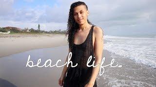 mini vlog: morning at the beach | la comida de jeremie