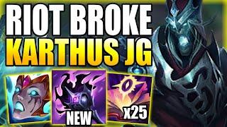 RIOT COMPLETELY BROKE KARTHUS JUNGLE WITH THIS NEW PATCH! - Gameplay Guide League of Legends