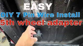 F250 5th Wheel In-Bed Trailer Wiring Harness Installation