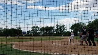 Ulises Nuñez Jr Rbi double in San Antonio Colt 45 baseball field August 2, 2020