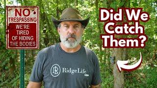 Fixing TRESPASSER Damage | Did We CATCH THEM On Trail Camera? | OFF GRID Barndominium Build