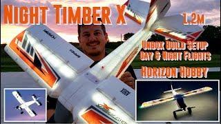 Horizon Hobby - Night Timber X 1.2m - Unbox, Build, Setup, & Maiden Flights