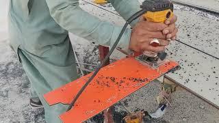 Cladding groove making machine work || technical production skills