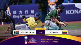 HIGHLIGHTS – Game 38 – South Africa vs. Colombia –WBSC U-23 Baseball World Cup 2024