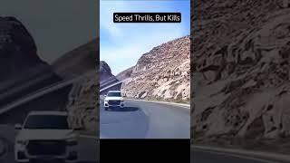 Dangerous Drift on Mountain Curve | UnControlled Speed #roadsafetycampaign