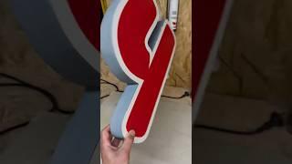 Объёмные буквы из пеноплэкса  своими руками( чем красить и на что клеить)