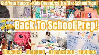 Get It All Done Back To School Prep With Me 2024! Back To School Routines and Organization!