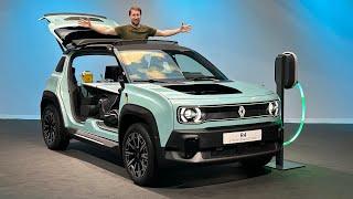 New Renault 4 E-Tech 2025 Review - World Premiere & First Impressions