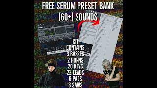 (FREE)(60+) Serum Bank "Digital Oasis" PlugnB, Yeat, Ken Carson, Destroy Lonely, Serum Presets