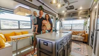 Family of 4 in Spacious RV - Unique Open Floor Plan