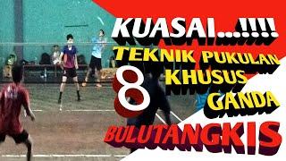 DOUBLES BADMINTON TECHNIQUES | Doubles Badminton Special Strike (Indonesian with English Subtitles)