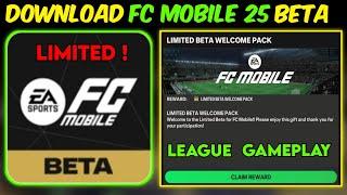 HOW TO DOWNLOAD BETA EA FC FIFA MOBILE 24 25 LEAGUE GAMEPLAY IMPROVEMENT FREE GIFT PACK SERVER