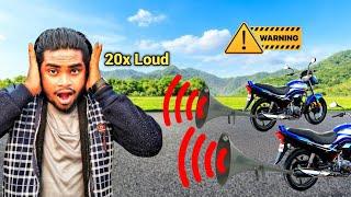 Bike Silencer Turned Loudspeaker️-  This is INSANE @MRINDIANHACKER