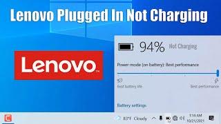 Plugged In, Lenovo Laptop Battery Not Charging Windows 10 (SOVLED)