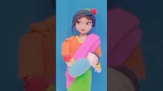 ভাইরাল ক্লে দিয়ে মা পুতুল বানালাম with for clay mom doll #shorts #shortvideo #shortsfeed