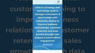 Do You Know About Customer Relationship Management #shorts #crm #deeplance