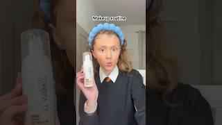 Chav GRWM - But i’m not going to school!!l #grwm #shorts #skincare #asmr