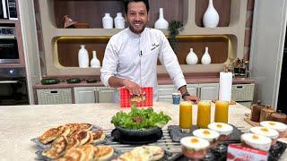 المطعم مع الشيف محمد حامد | ميني فطائر الطاسة - كيك السحاب - سلطة التبلة - عصير ليمون بالمانجو