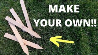 5 AWESOME Ways to Make DIY Garden Stakes