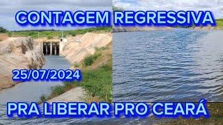 Transposição do Rio São Francisco Barragem de Milagres no Pernambuco 25/07/2024