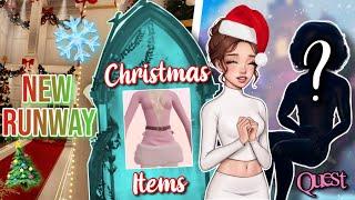 CHRISTMAS QUEST, NEW ITEMS, RUNWAY, AND MORE | Roblox Dress To Impress Christmas Update Tea