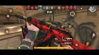 Remontada 1vs 3 zula mobile- Tactical Strike 3D online FPS 