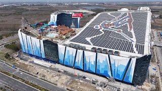 World's largest indoor ski resort in Shanghai nears completion