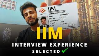 The Interview That Got Me Into IIM | My IIM Interview Experience | PI Preparation For IIM