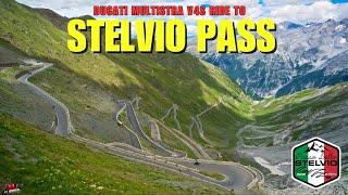 STELVIO PASS WITH DUCATI MULTISTRADA V4S || UPHILL RIDE