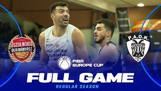 NHSZ-Szolnoki Olajbanyasz v PAOK mateco | Full Basketball Game | FIBA Europe Cup 2024-25