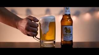 Stay home, Stay safe, Drink beer - "Singha" Original Thailand Beer.