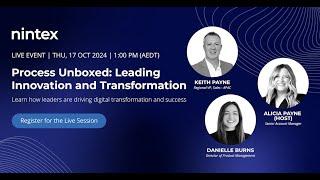 Nintex - Process Unboxed (Live Event)