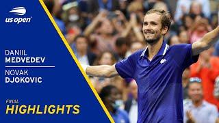 Daniil Medvedev vs Novak Djokovic Highlights | 2021 US Open Final