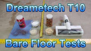 Dreametech T10 Bare Floor Tests