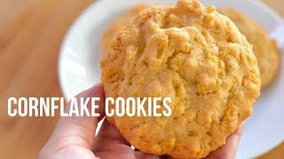 EASY CORNFLAKE COOKIES RECIPE (5 INGREDIENTS)