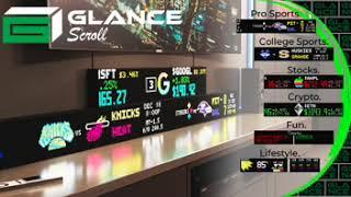 GLANCE SCROLL: The All In One Scrolling LED Ticker