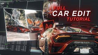 Full car edit tutorial on after effects