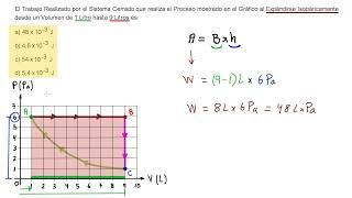 ►¿CÓMO se OBTIENE el TRABAJO DE UN GRÁFICO? en un SISTEMA TERMODINÁMICO [ENTRA y APRENDE DE VERDAD]