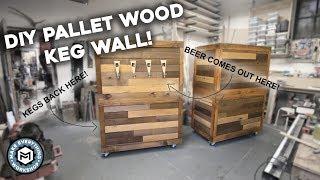 DIY Pallet Wood Beer Wall!