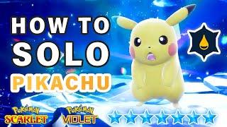 How to SOLO Beat 7 Star PIKACHU Tera Raid Event ► Pokemon Scarlet & Violet