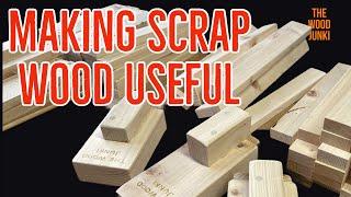 Making Scrapwood Useful | Woodworking For Beginners